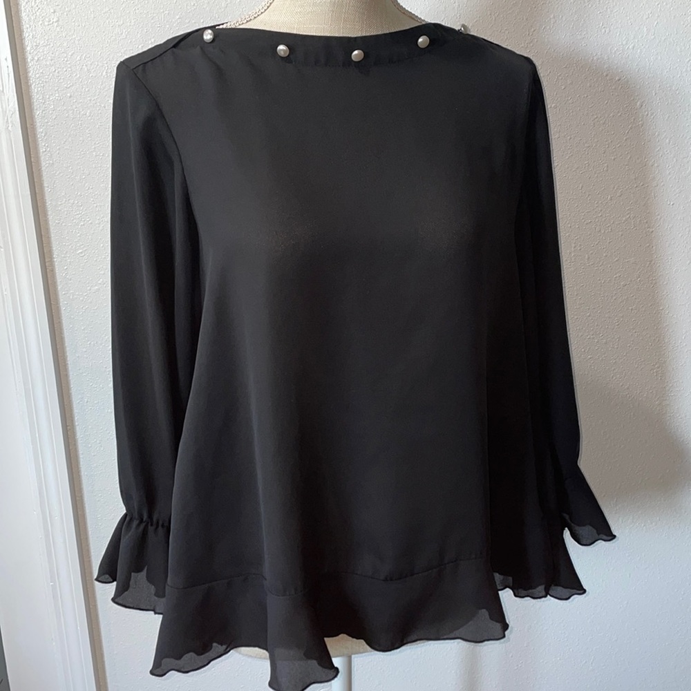 Zac and Rachel black blouse size S